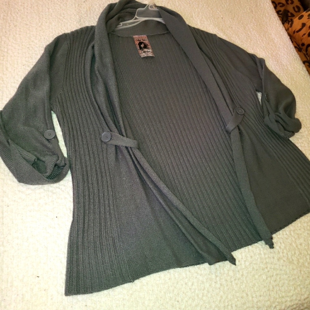Gray sweater